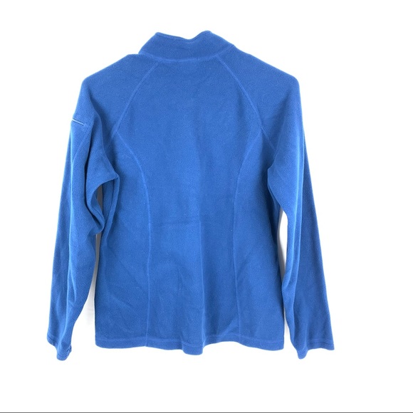 LL Bean 1/4 Zip Women’s Fleece Pullover Blue Size Small Regular 272479 - Picture 2 of 5